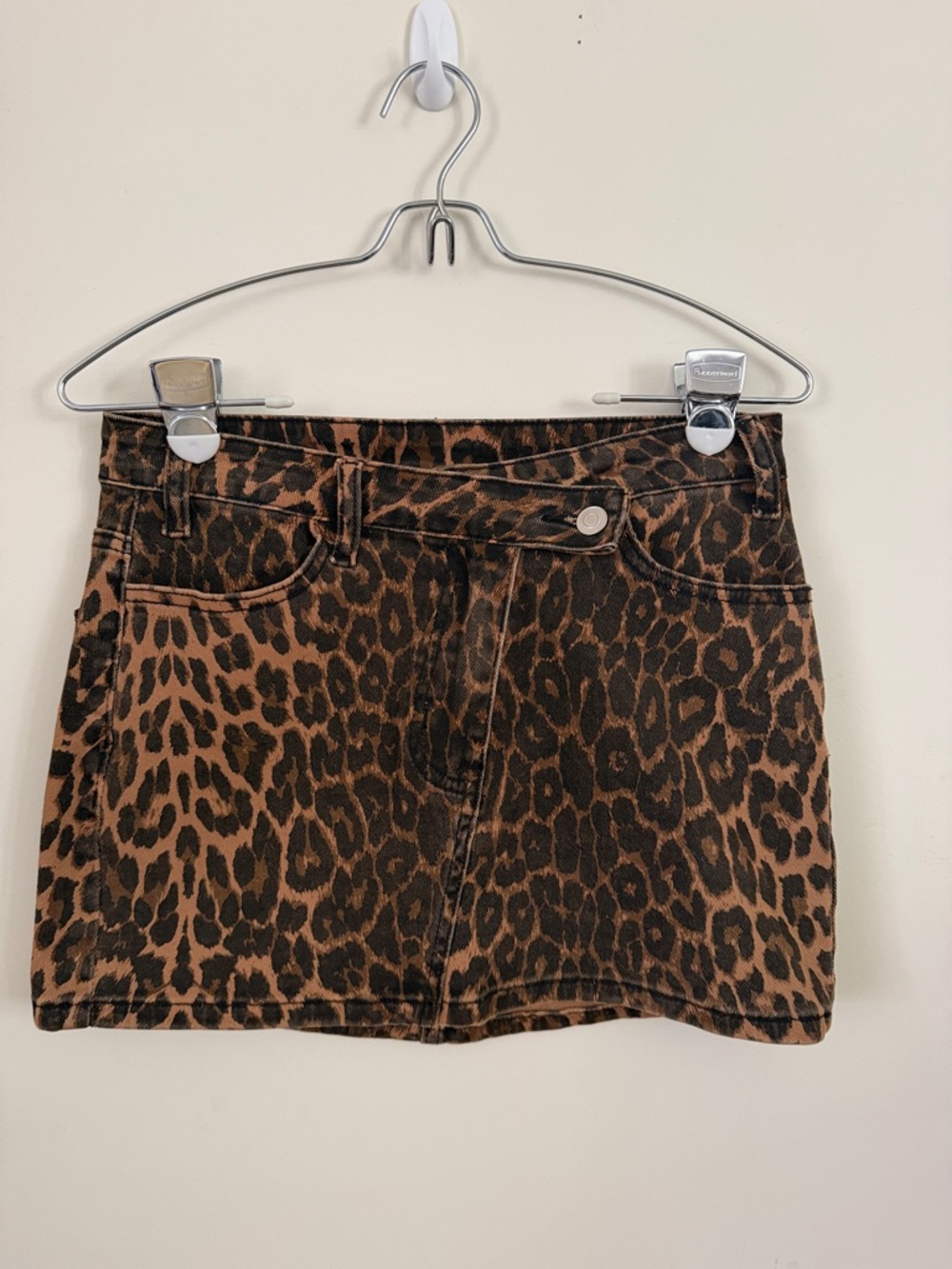 Windsor Leopard Print Mini Skirt - Brown & Black